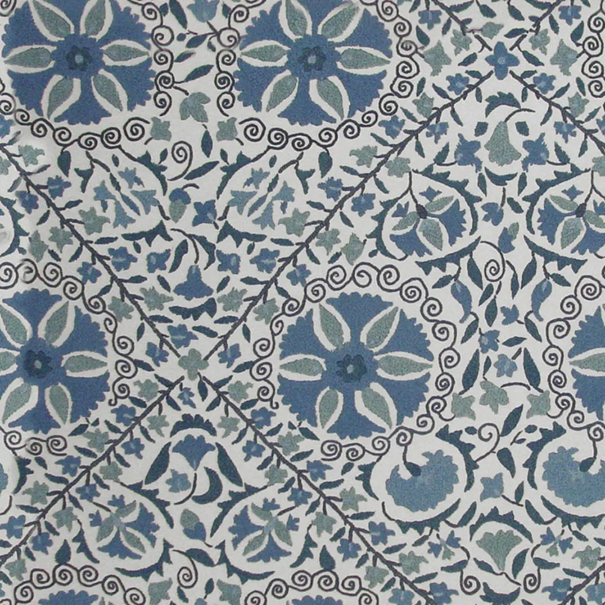 MADURA FLORAL STITCHERY_ INDIGO & IVORY