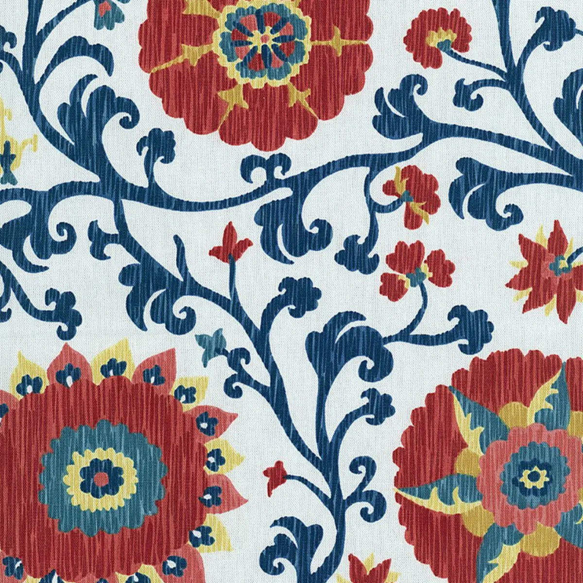 FERGANA EMBROIDERY PRINT_ PRUSSIAN