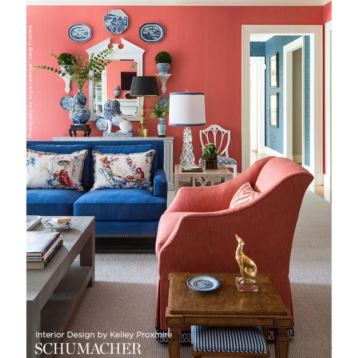 PLAISIRS DE LA CHINE_ BLEU & ROUGE