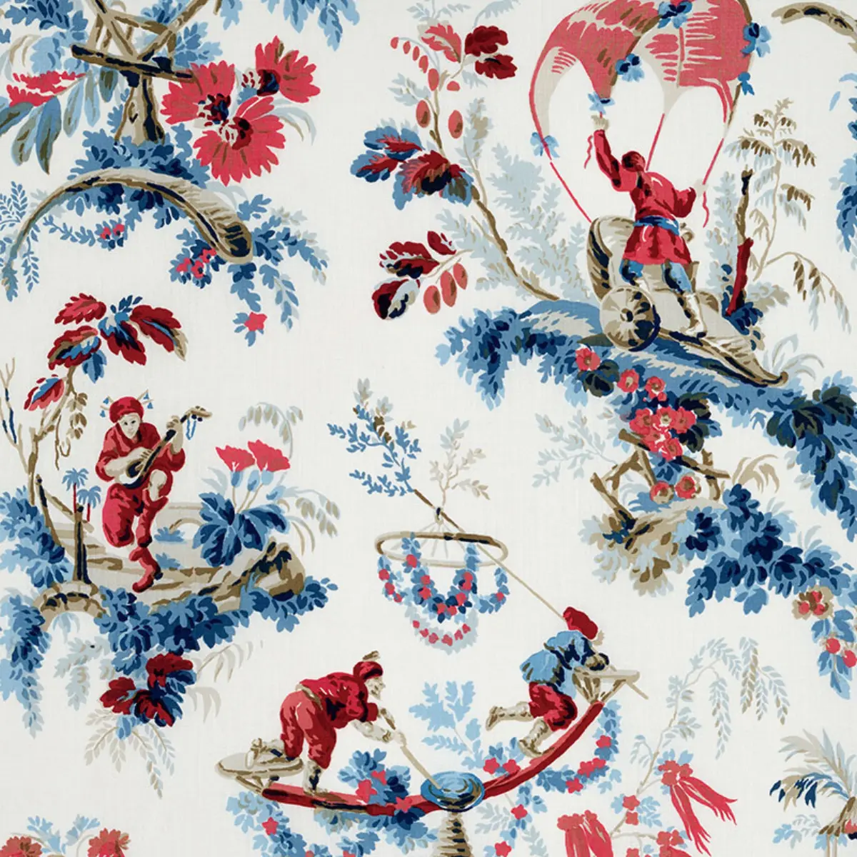 PLAISIRS DE LA CHINE_ BLEU & ROUGE