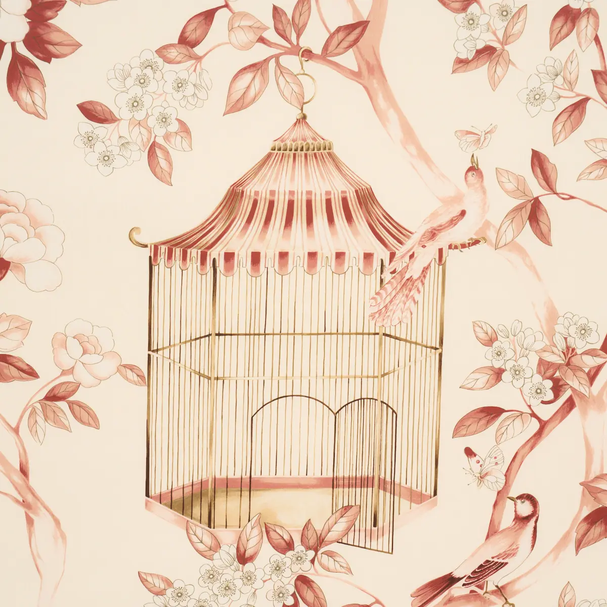 OISEAUX ET FLEURS_ CINNABAR