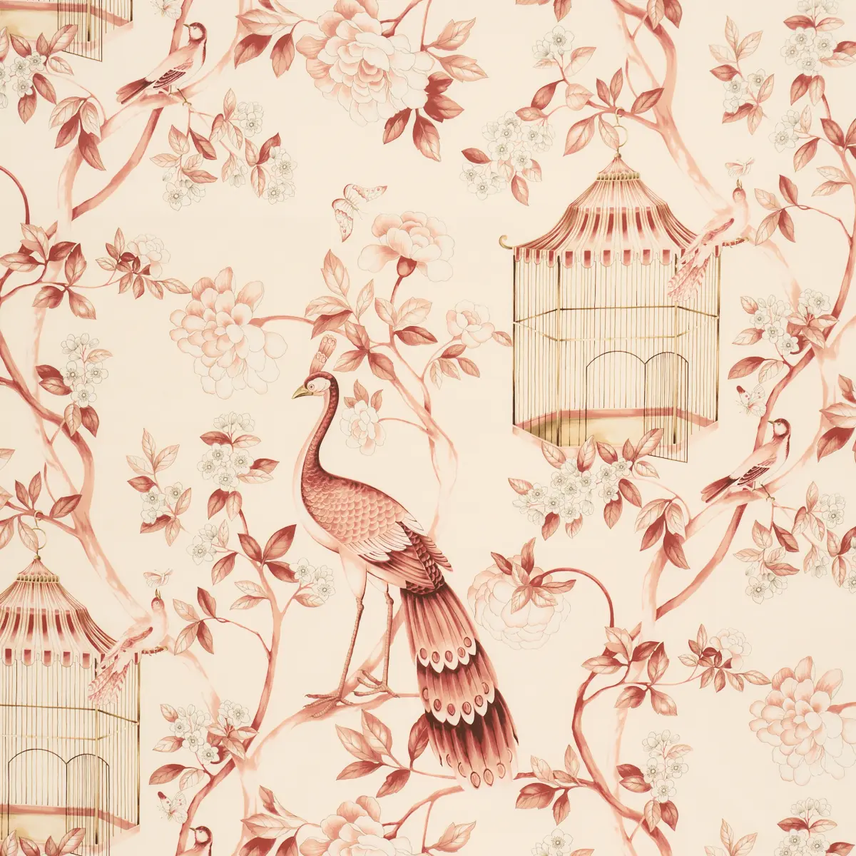 OISEAUX ET FLEURS_ CINNABAR