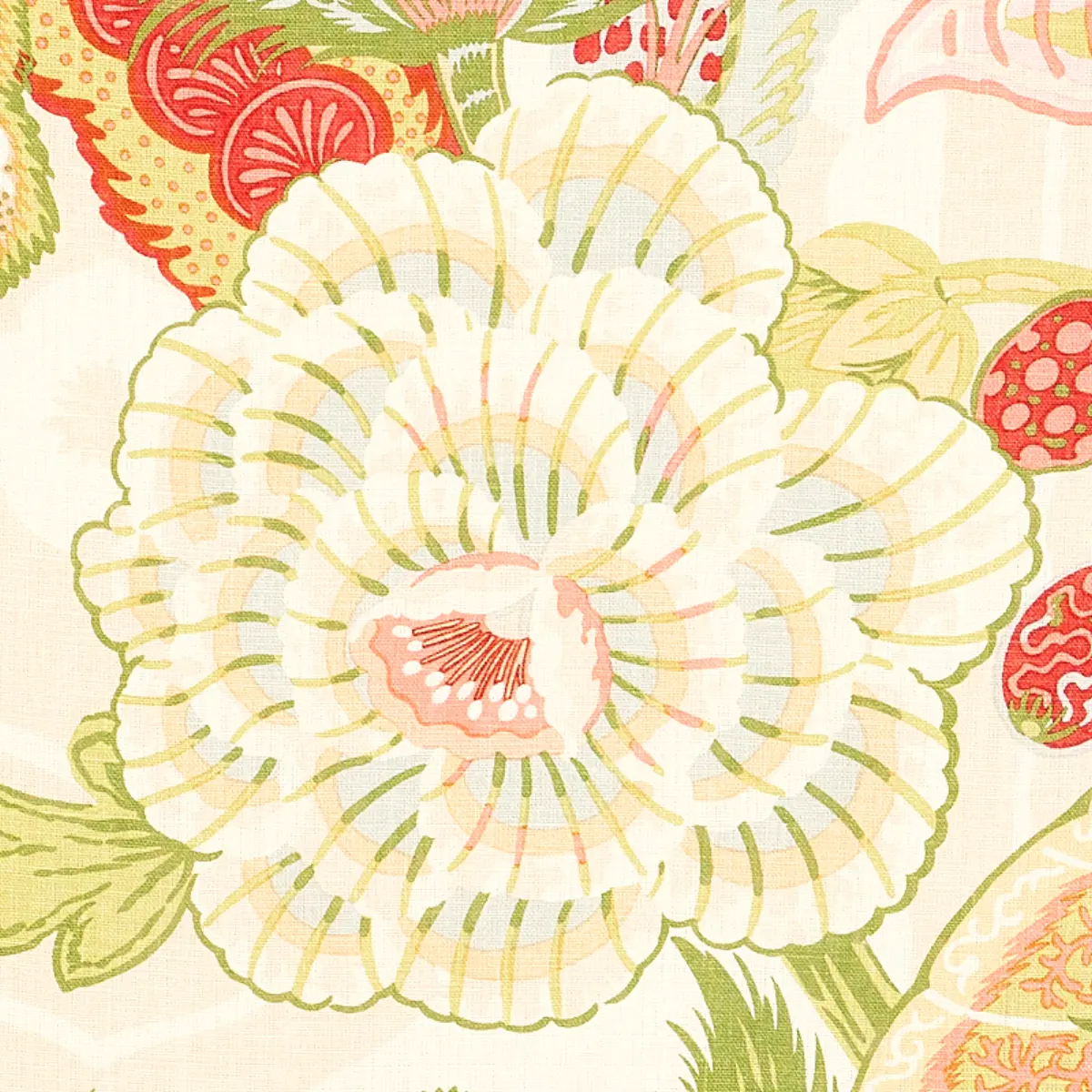 ZANZIBAR LINEN PRINT_ MELON