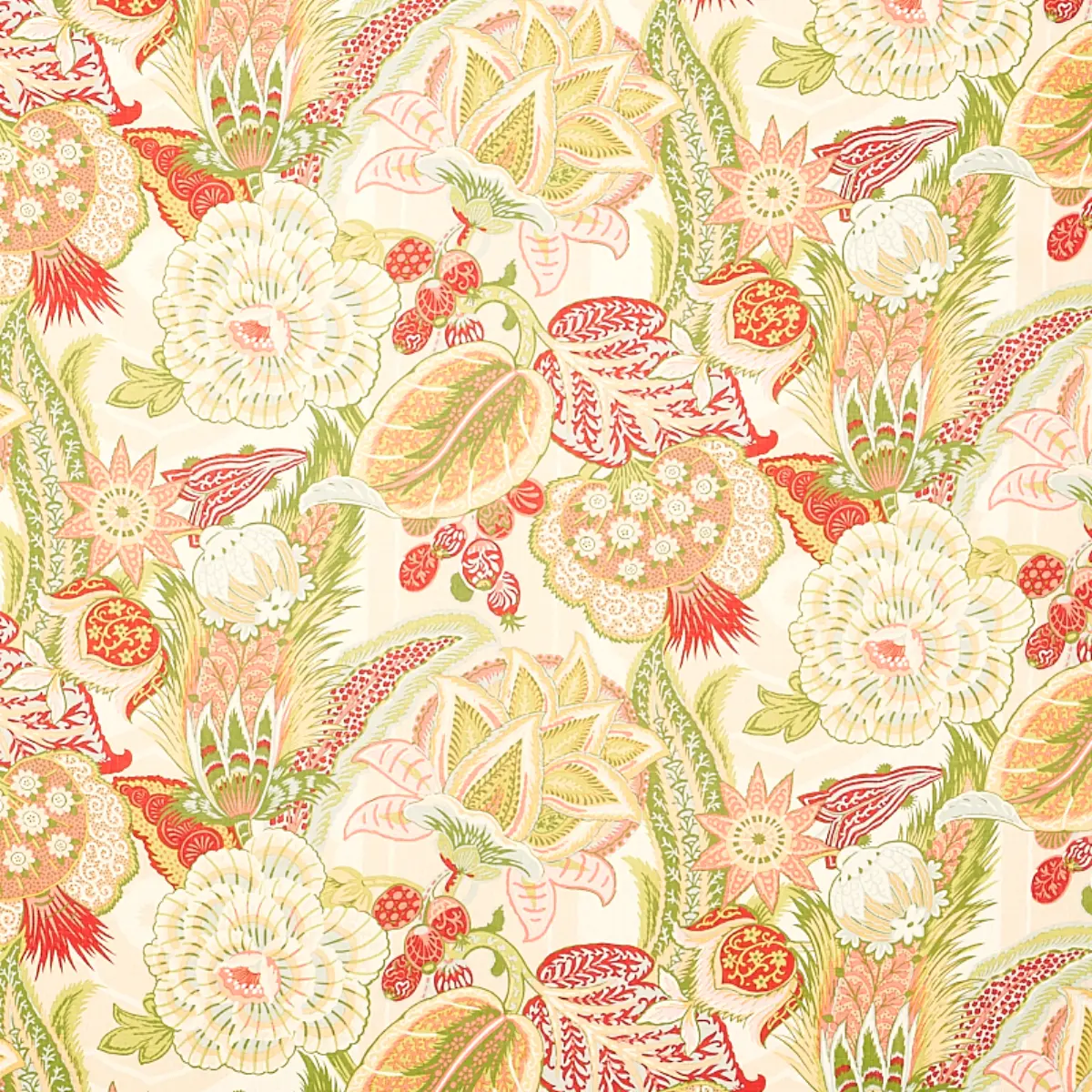 ZANZIBAR LINEN PRINT_ MELON
