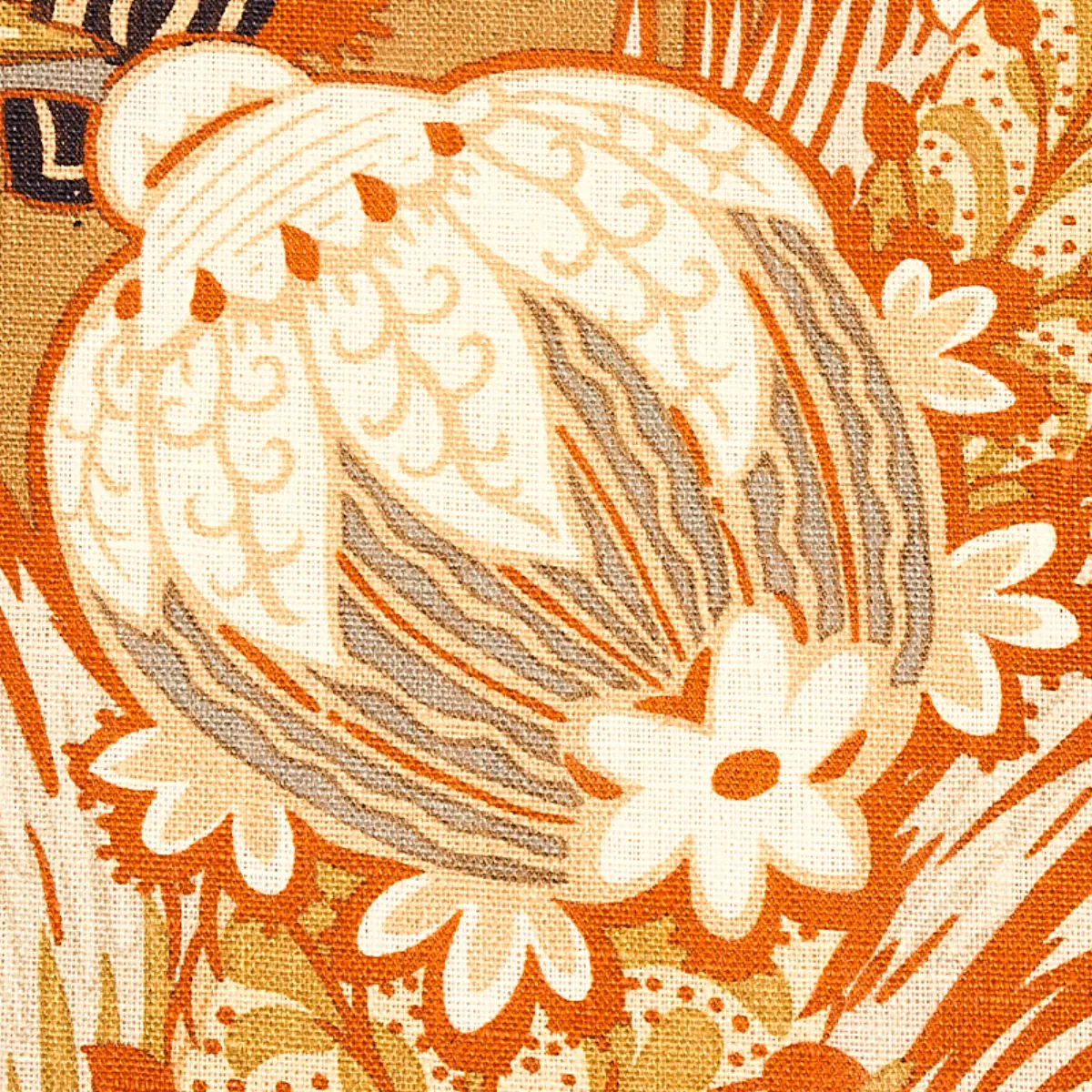 ZANZIBAR LINEN PRINT_ SANDALWOOD
