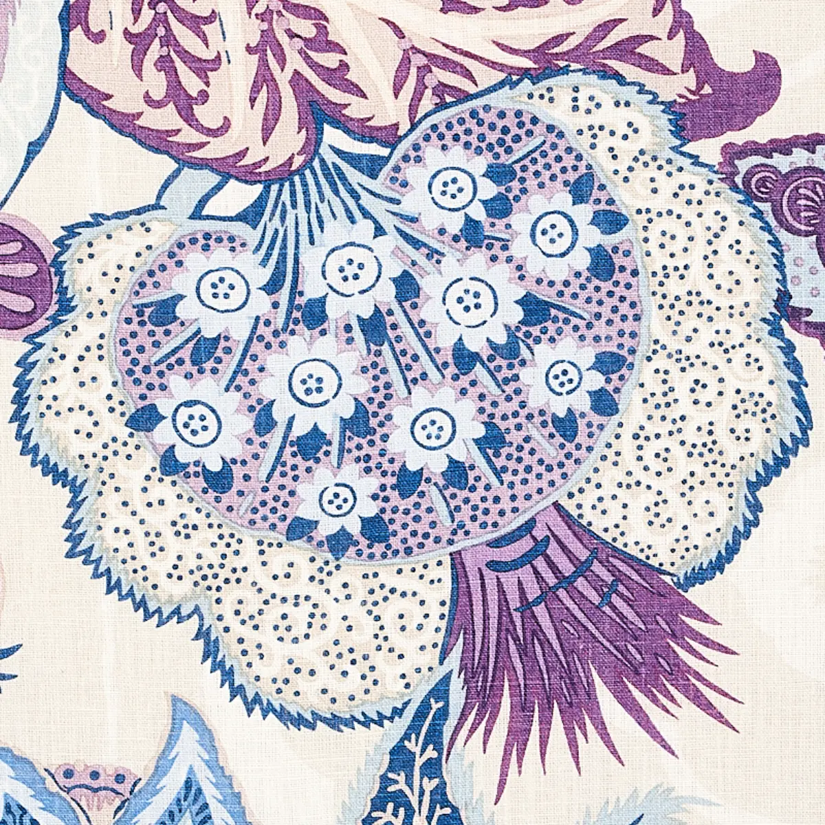 ZANZIBAR LINEN PRINT_ HYACINTH