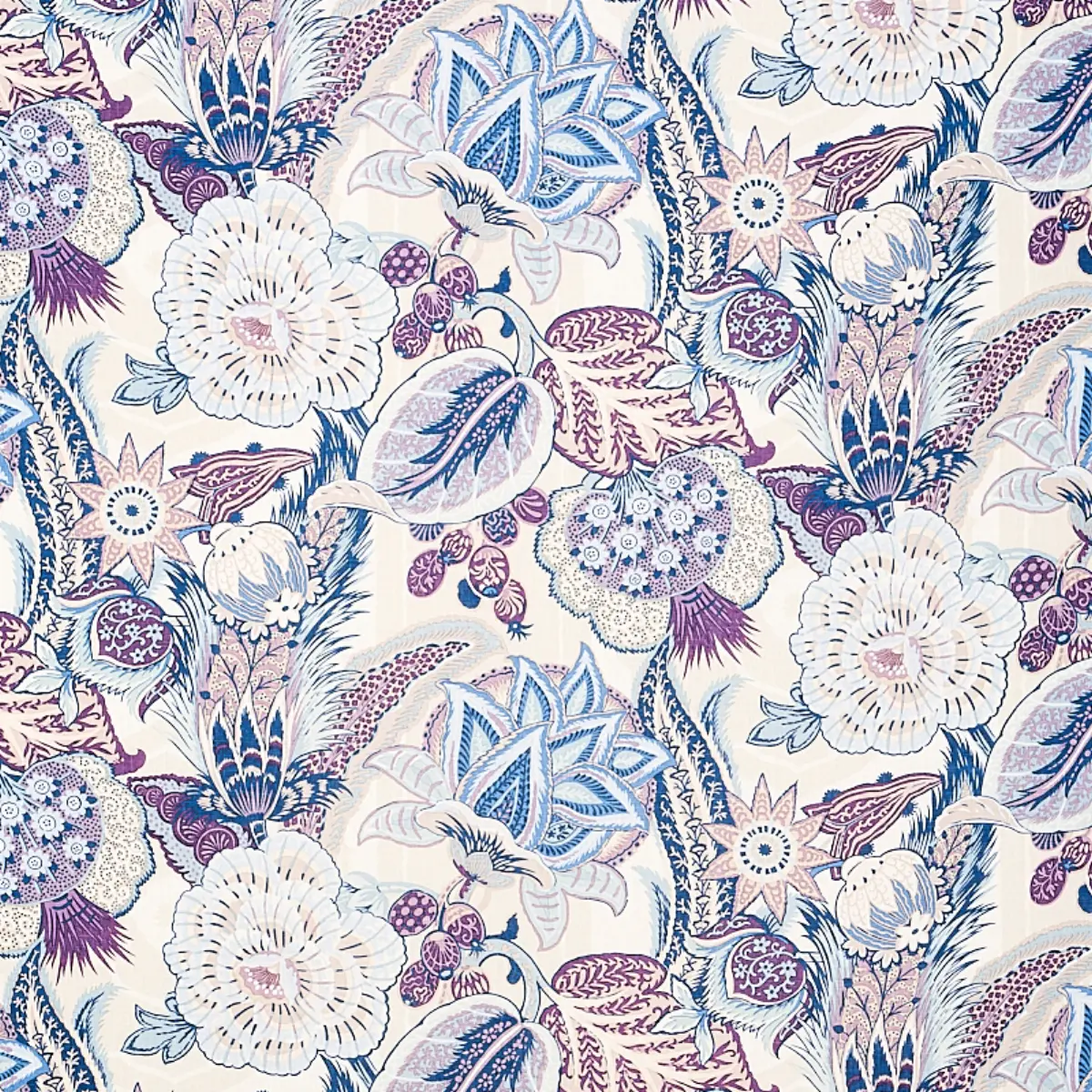 ZANZIBAR LINEN PRINT_ HYACINTH