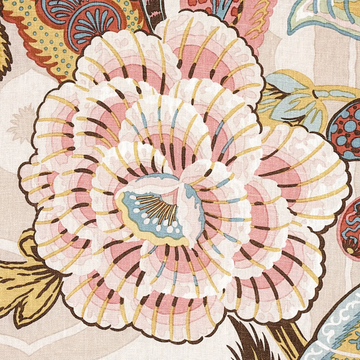 ZANZIBAR LINEN PRINT_ PINK