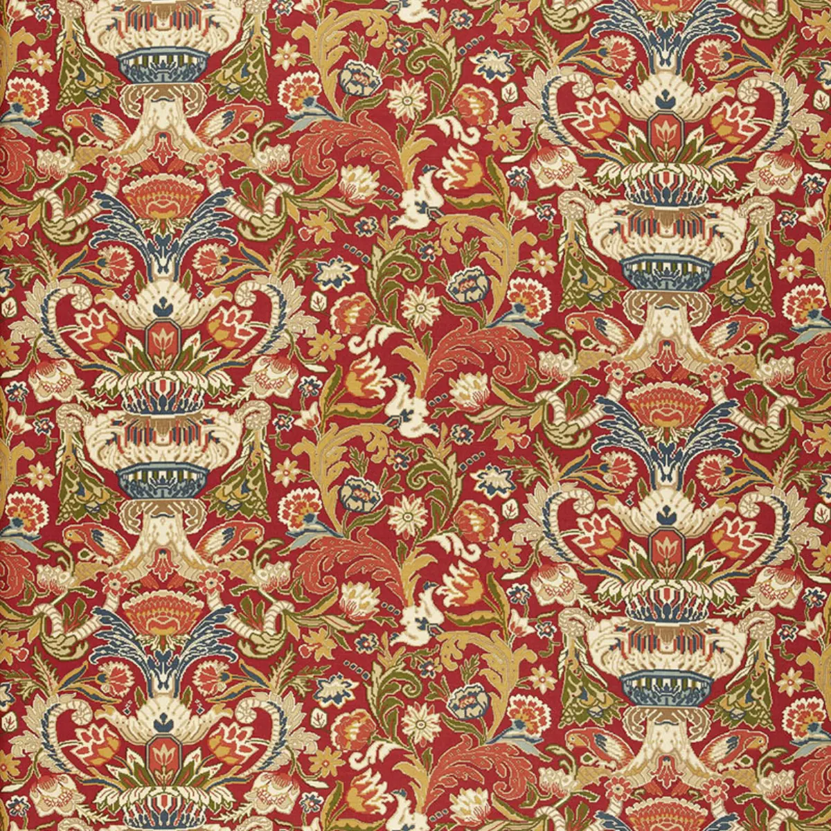 EGERTON TAPESTRY PRINT_ SCARLET