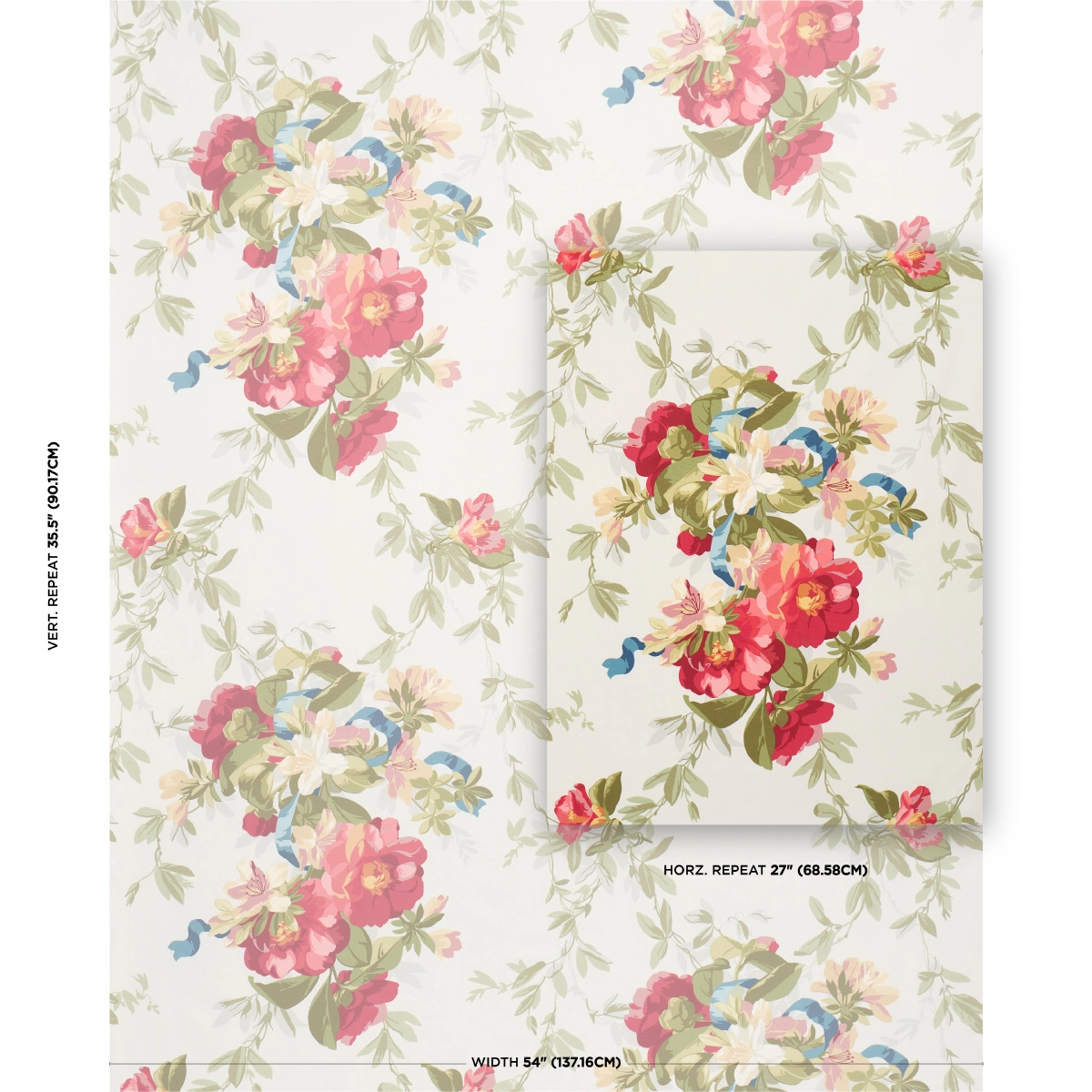 ELLESMERE RIBBON FLORAL_ AQUA