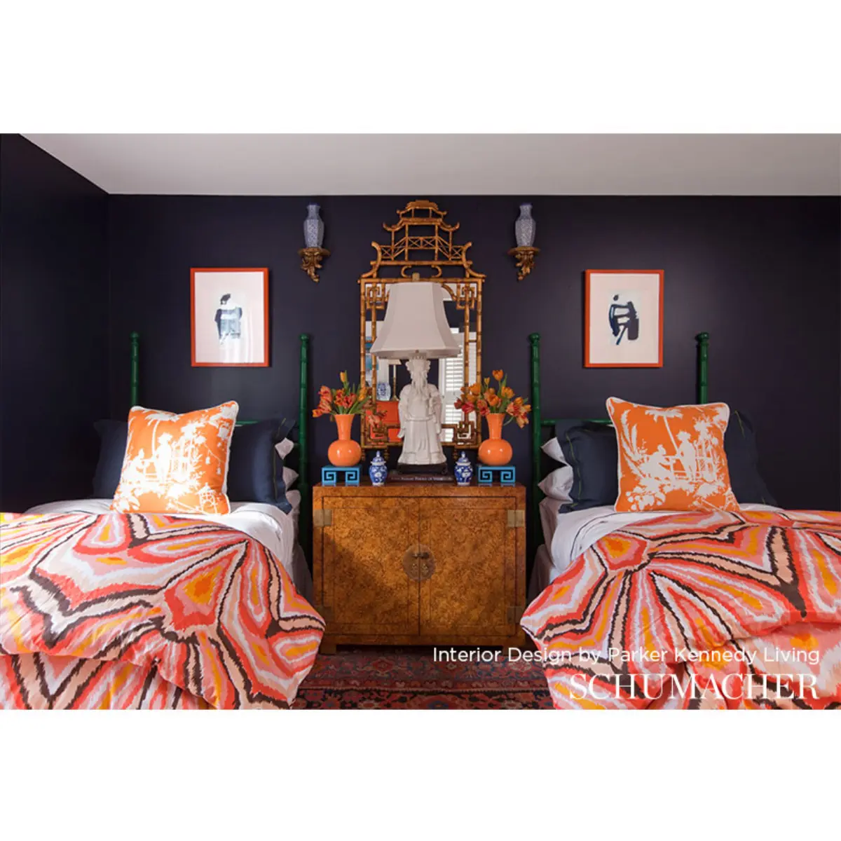 PEACOCK PRINT INDOOR/OUTDOOR_ DRIFTWOOD