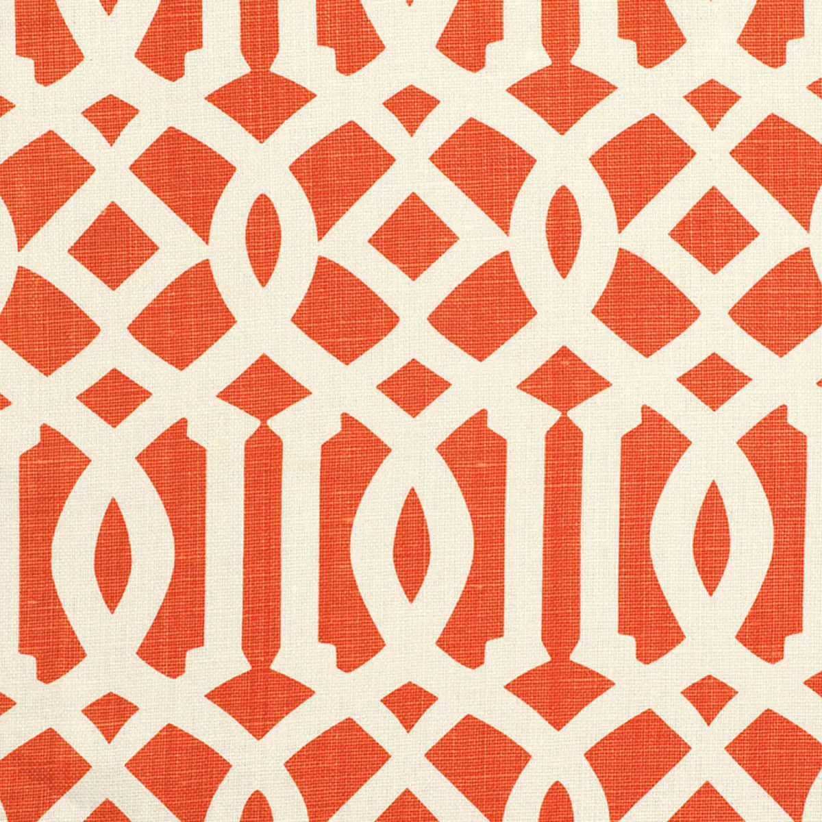 IMPERIAL TRELLIS II_ IVORY / MANDARIN