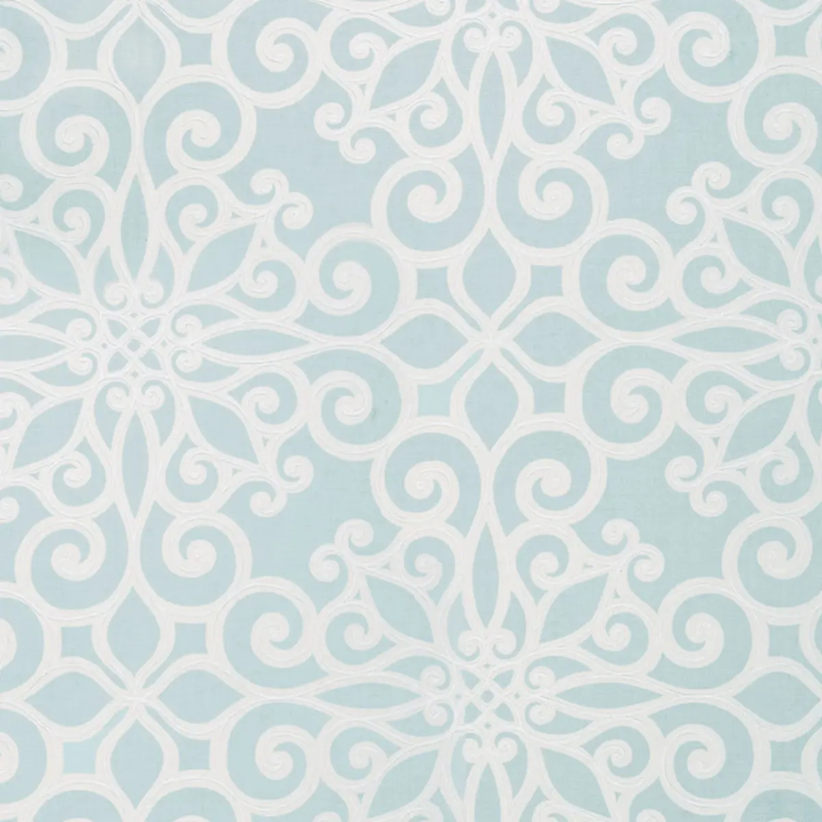Rosegate Embroidered Print_ AQUAMARINE