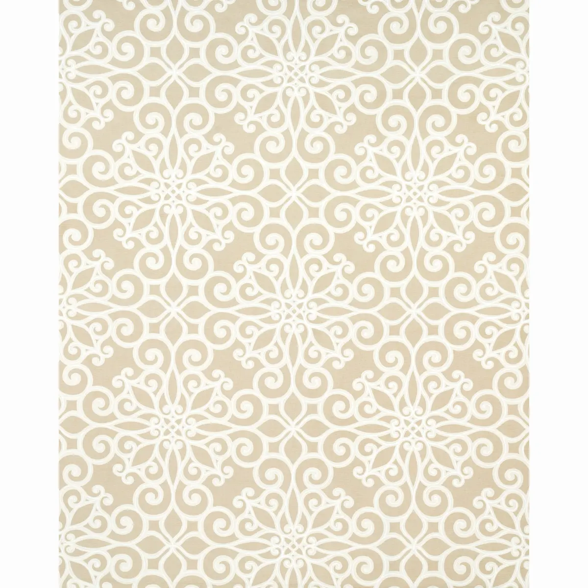 Rosegate Embroidered Print_ FLAX