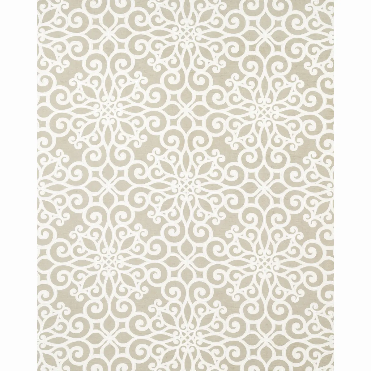 Rosegate Embroidered Print_ PUMICE