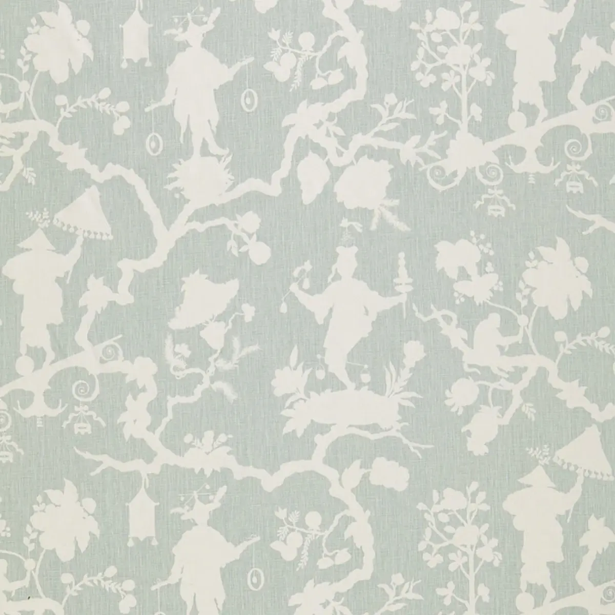 SHANTUNG SILHOUETTE PRINT_ MINERAL