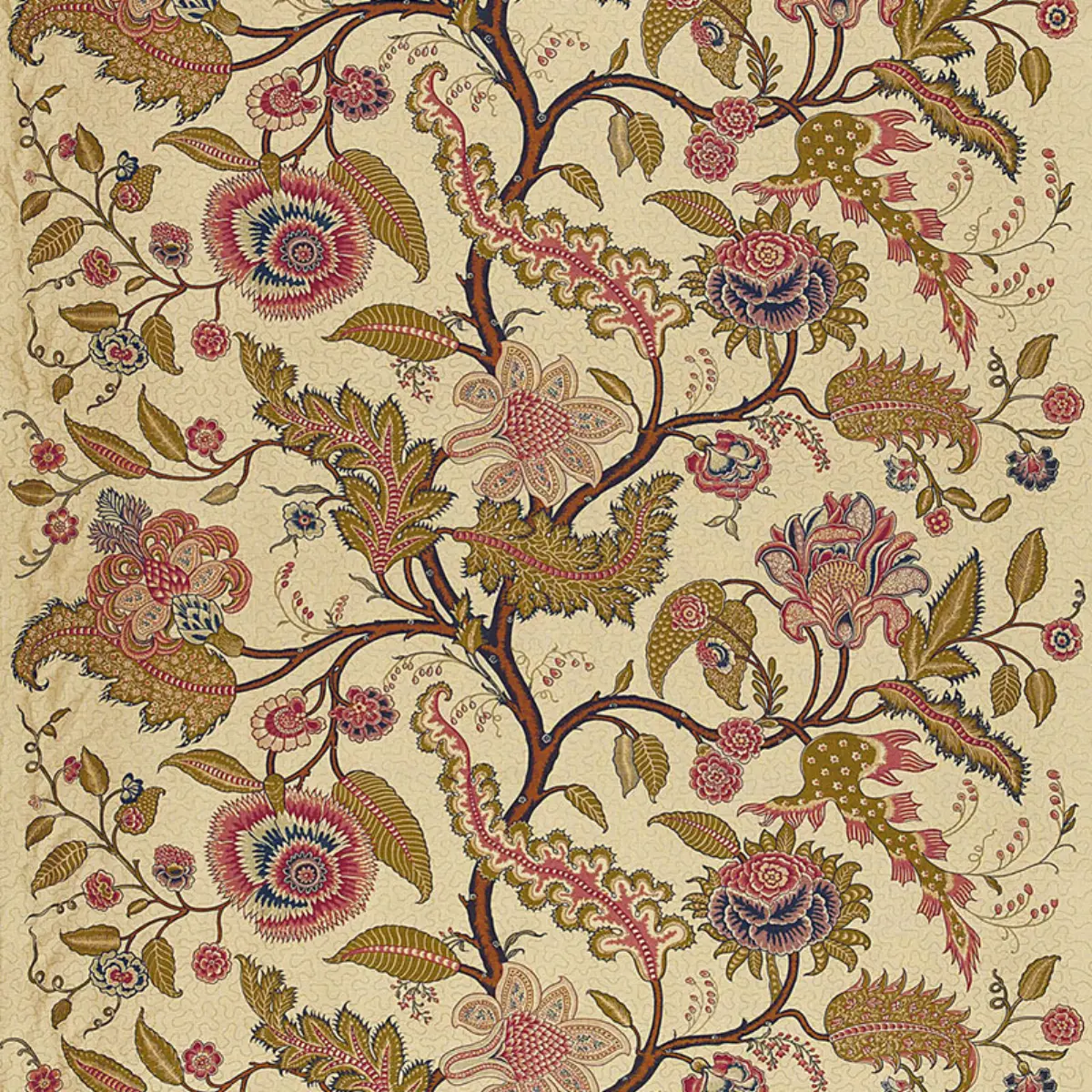SINHALA LINEN PRINT_ POMEGRANATE