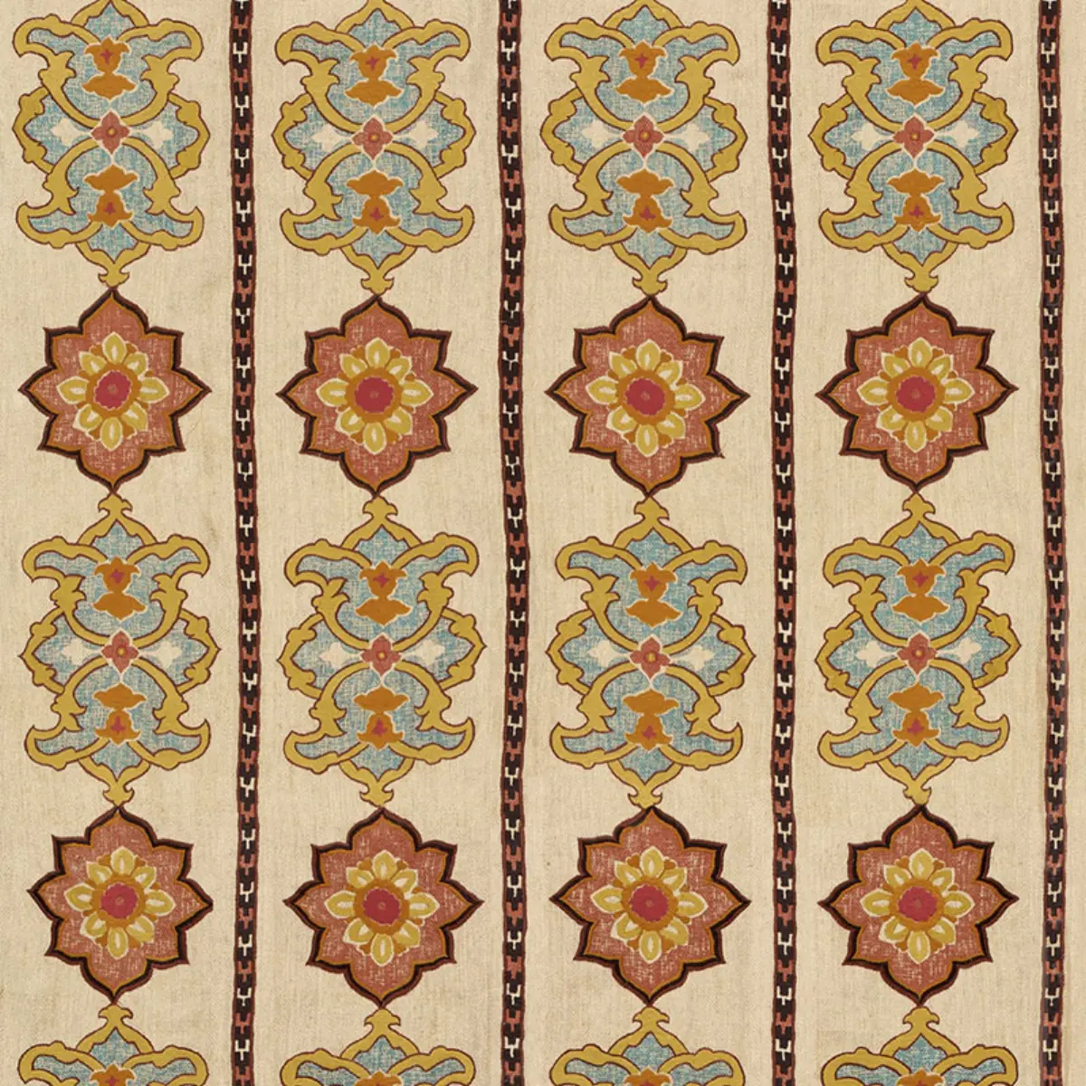 TEMARA HAND-EMBROIDERED PRINT_ SPICE