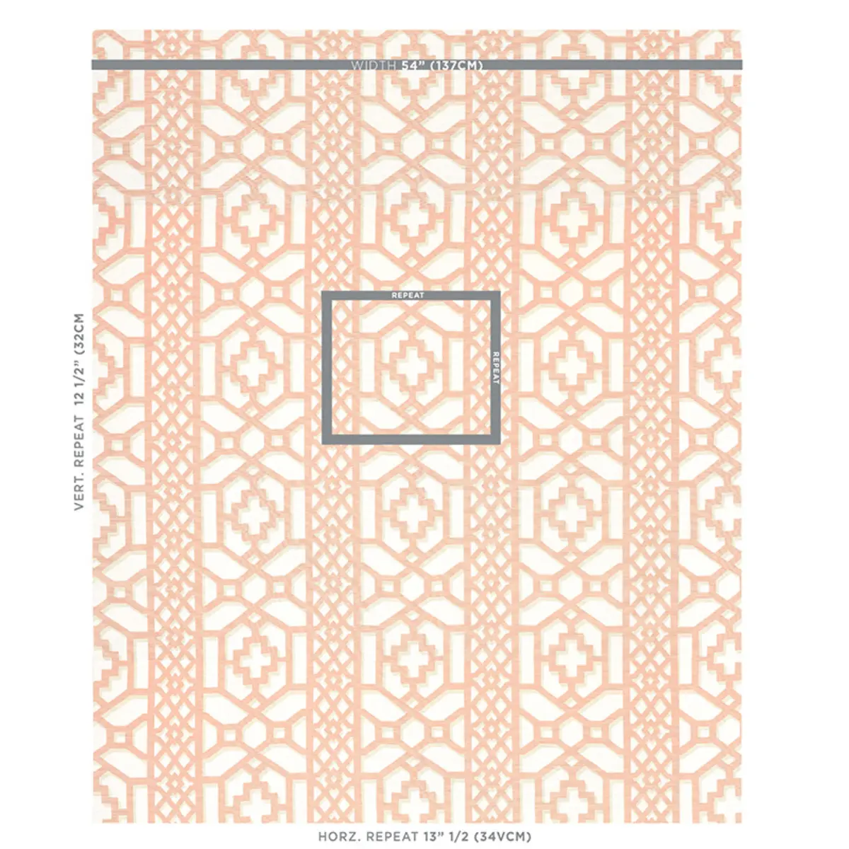ZANZIBAR TRELLIS_ CORAL