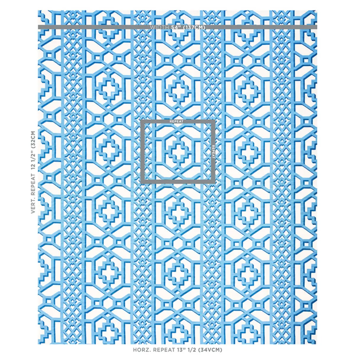 ZANZIBAR TRELLIS_ BLUE