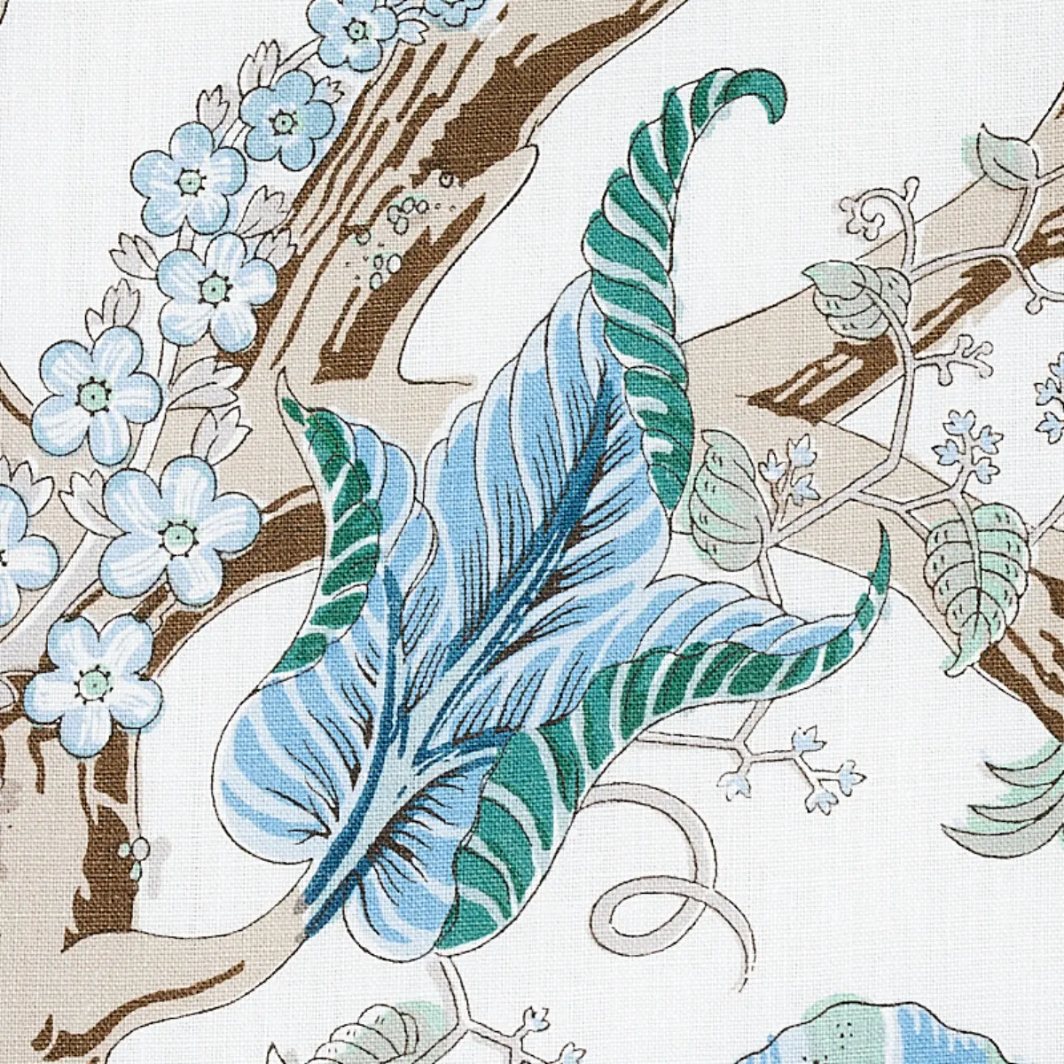 INDIAN ARBRE_ PEACOCK & EMERALD