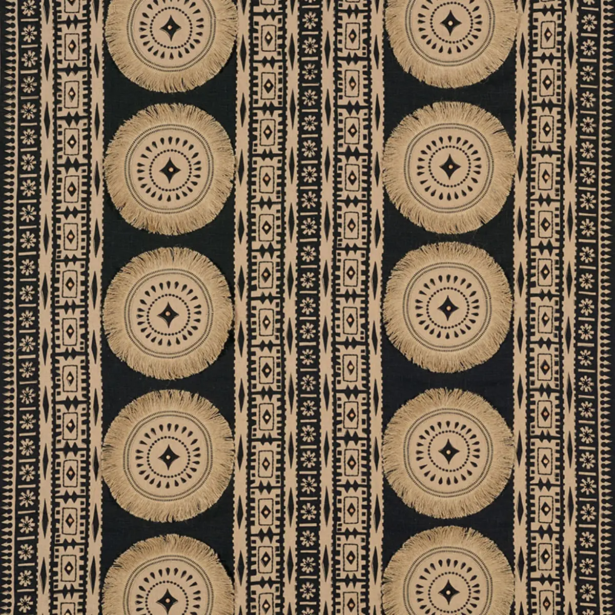 BORA BORA PRINT EMBELLISHED_ LAVA BLACK