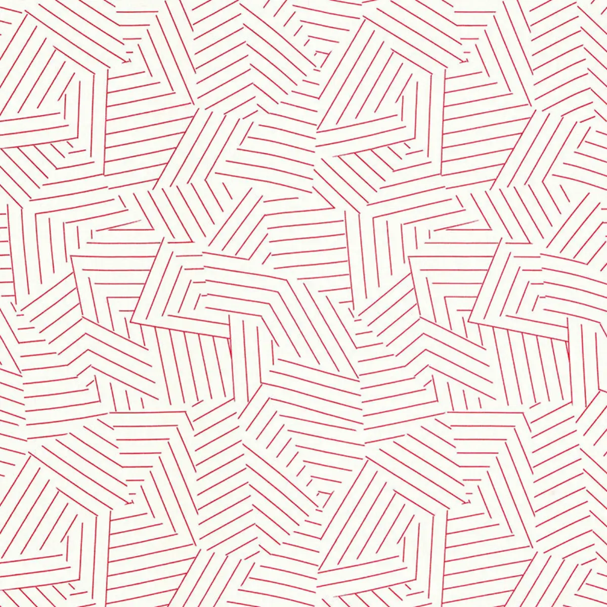 DECONSTRUCTED STRIPE_ RED
