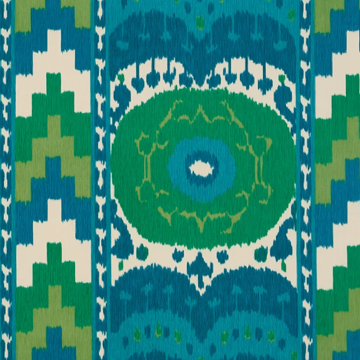 SAMARKAND IKAT II_ EMERALD