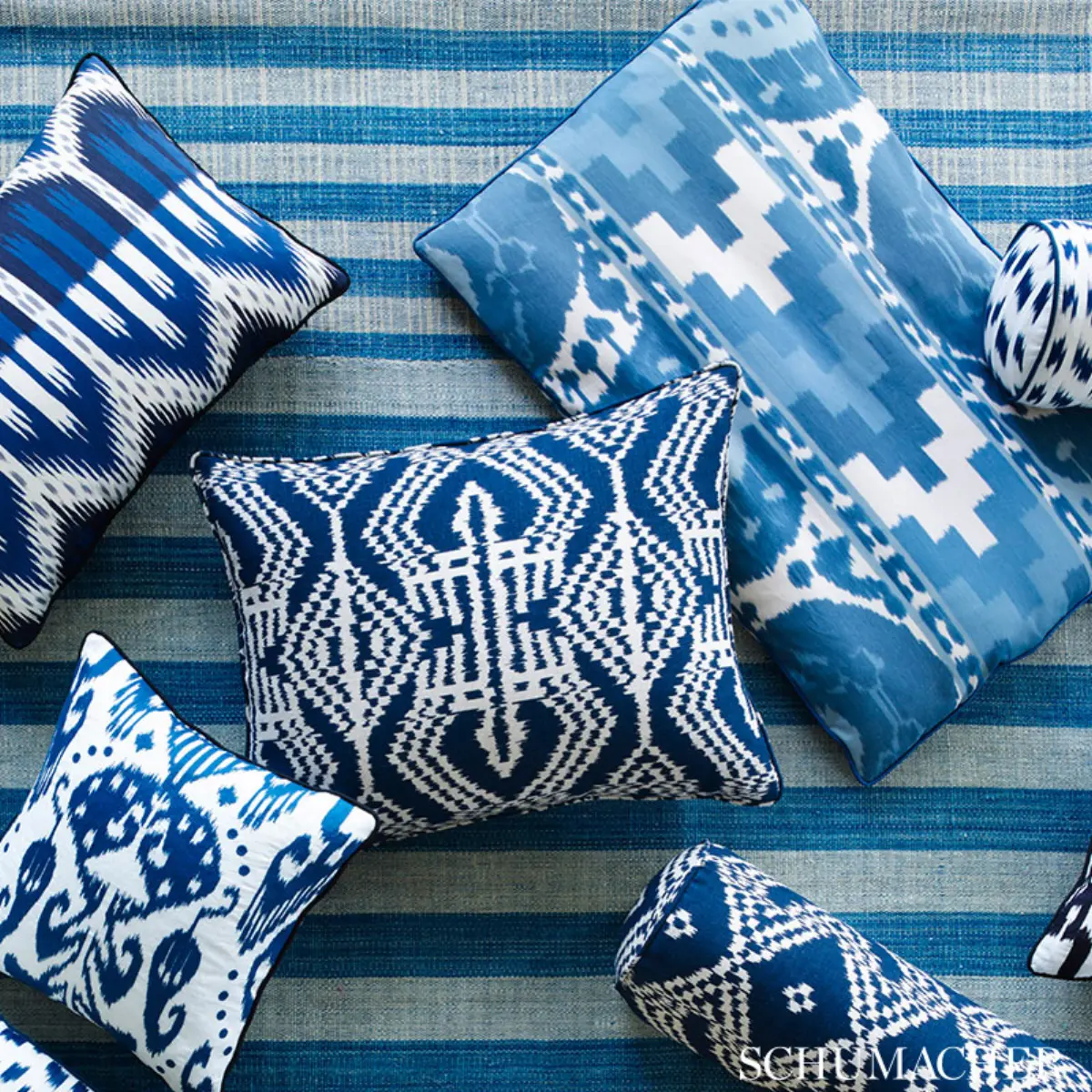 BUKHARA IKAT_ INDIGO