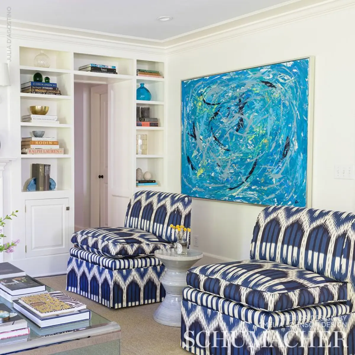 BUKHARA IKAT_ INDIGO