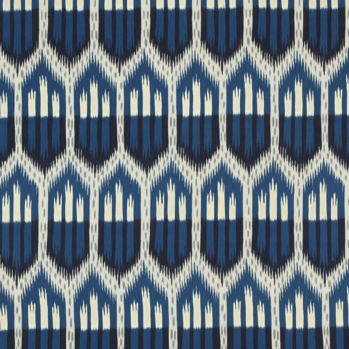 BUKHARA IKAT_ INDIGO