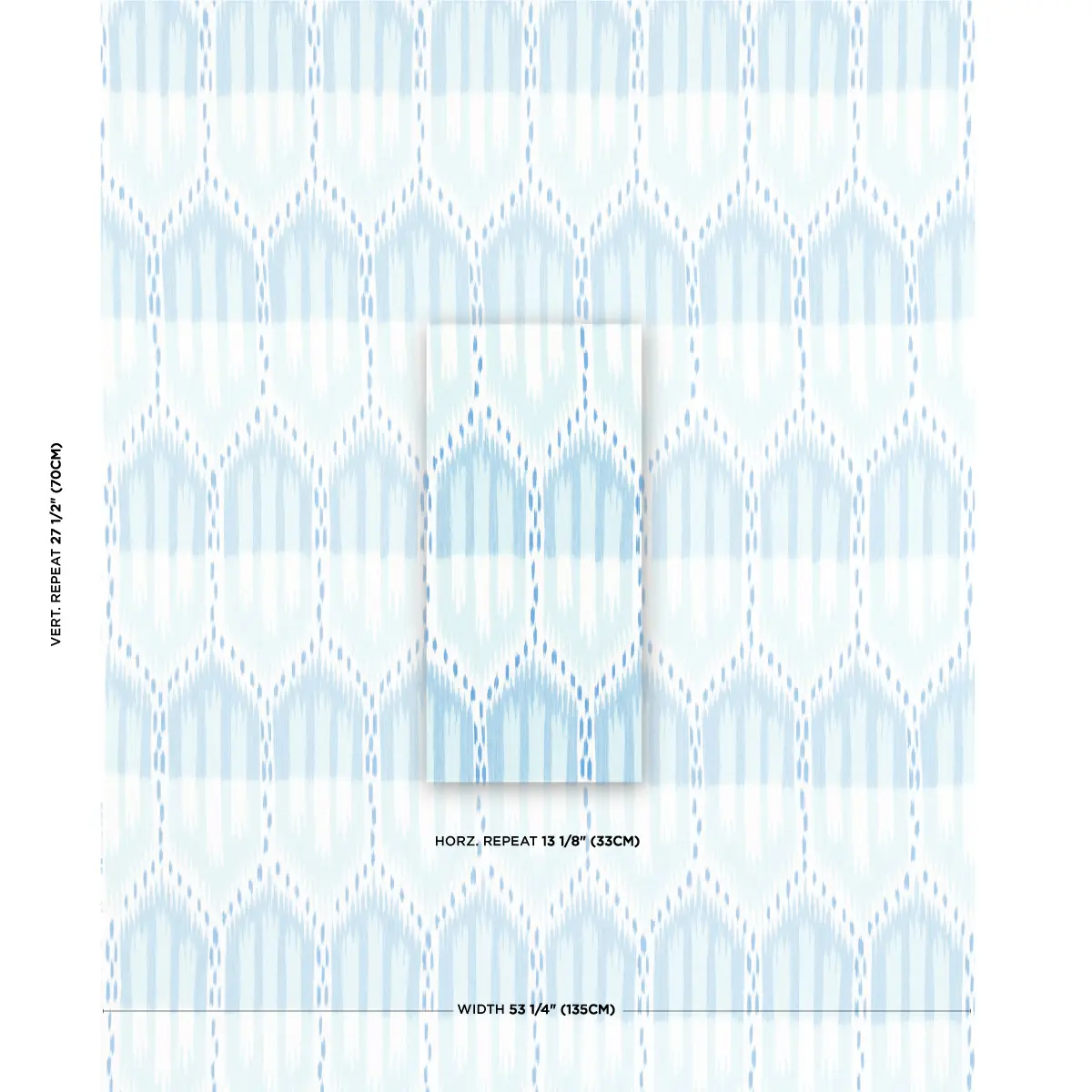 BUKHARA IKAT_ SKY AND AQUA