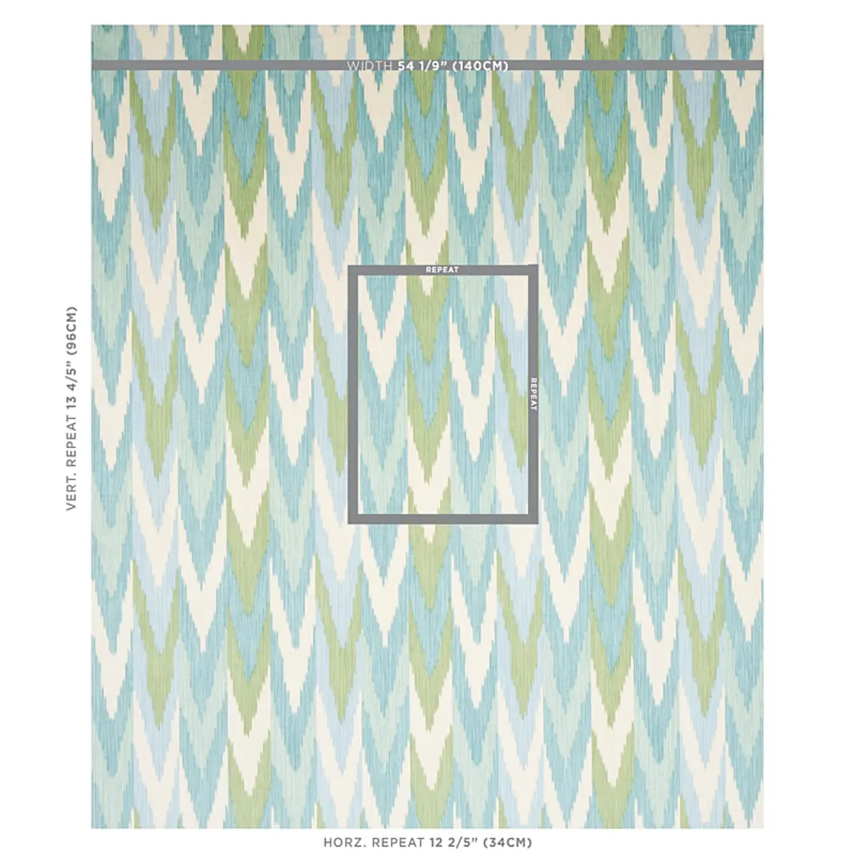 KASHGAR VELVET IKAT_ MINERAL & LEAF