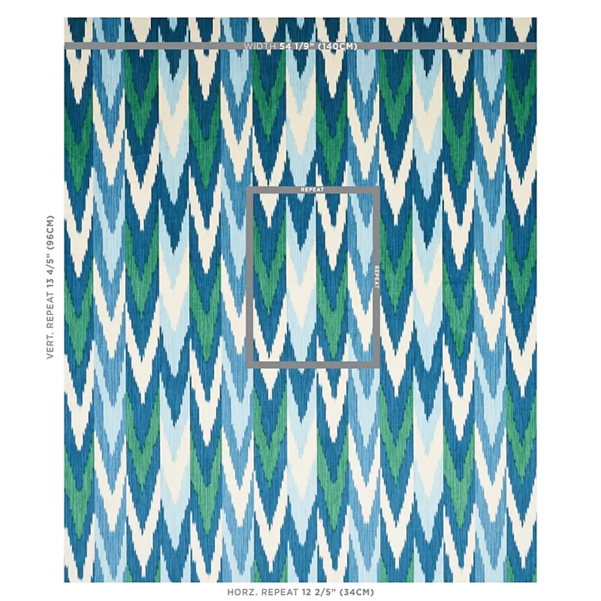 KASHGAR VELVET IKAT_ PEACOCK & EMERALD