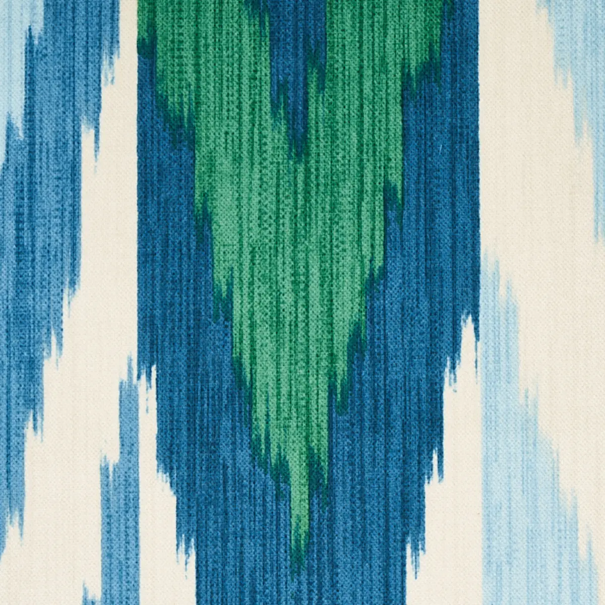 KASHGAR VELVET IKAT_ PEACOCK & EMERALD