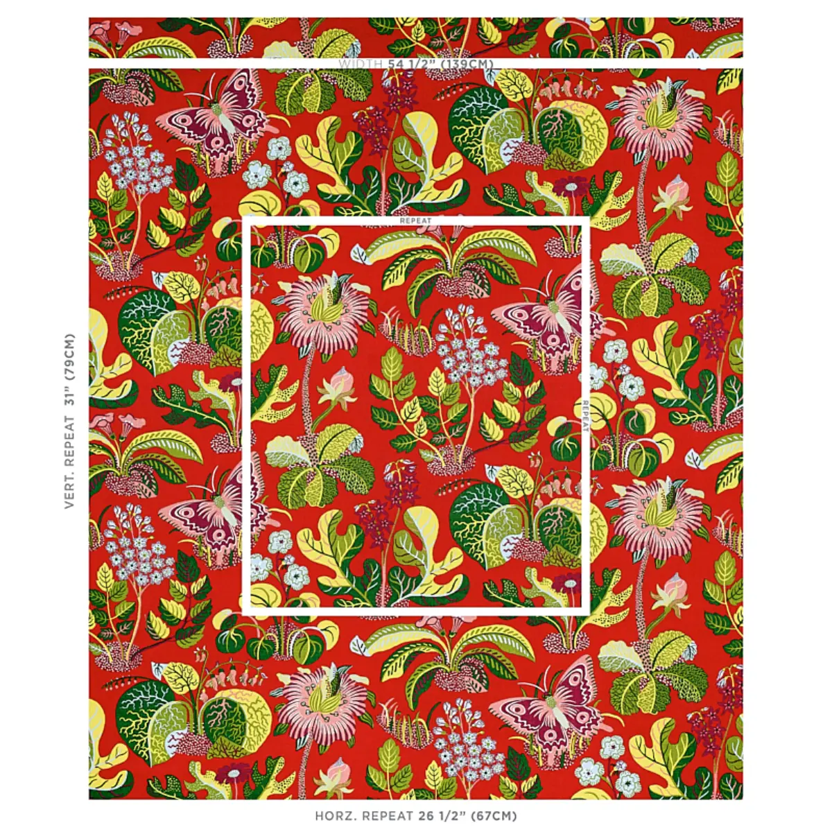 EXOTIC BUTTERFLY_ RED