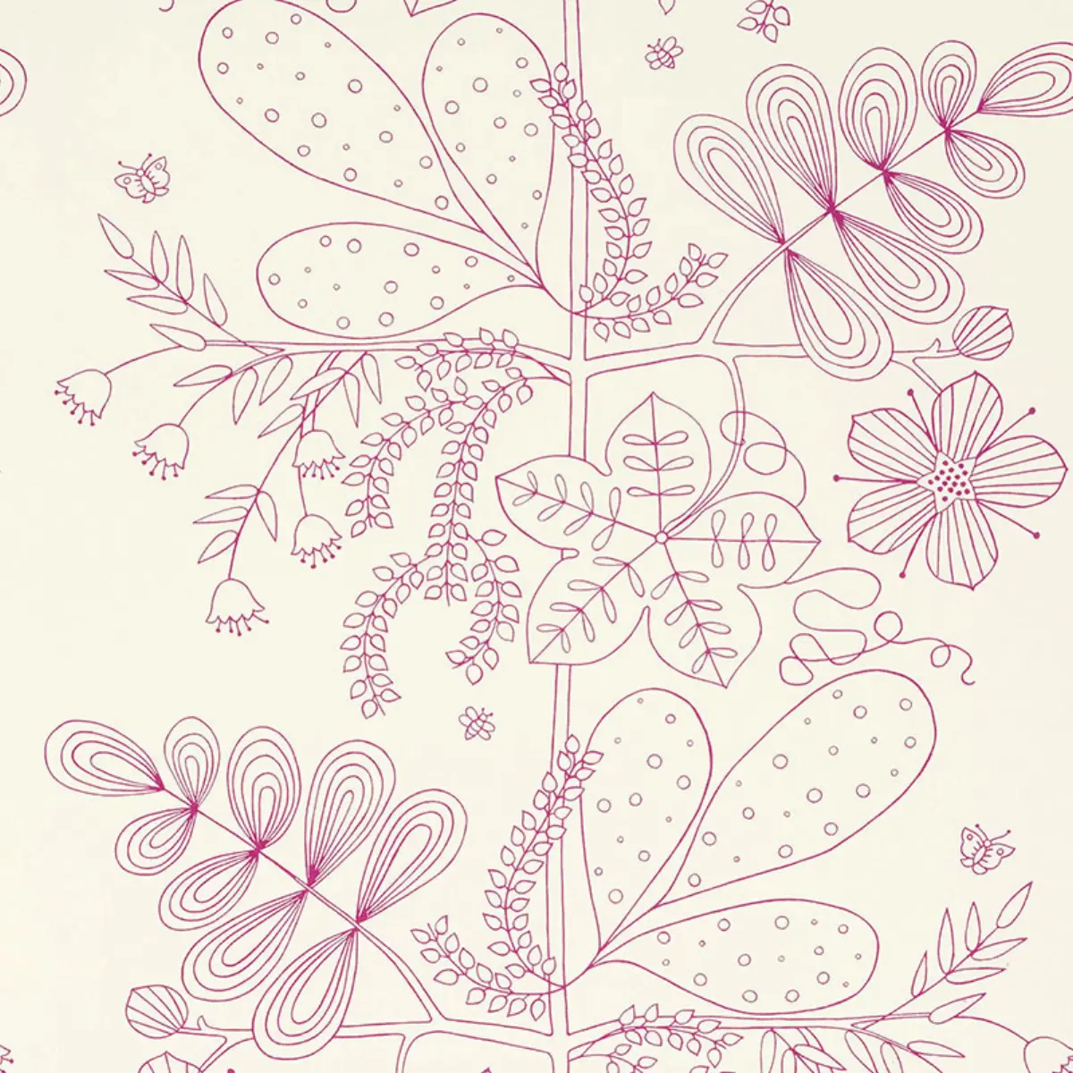 Blommen Print_ FUCHSIA