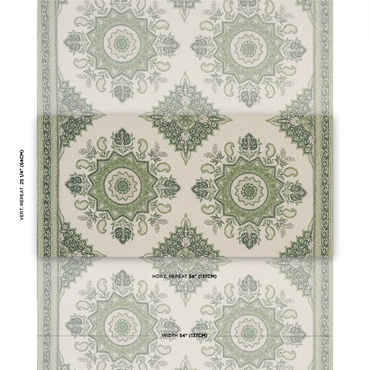 MONTECITO MEDALLION_ LEAF GREEN