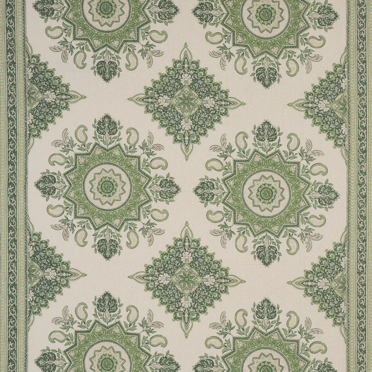 MONTECITO MEDALLION_ LEAF GREEN