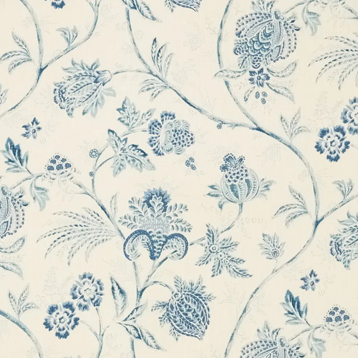Chinoiserie Vine_ CHINA BLUE
