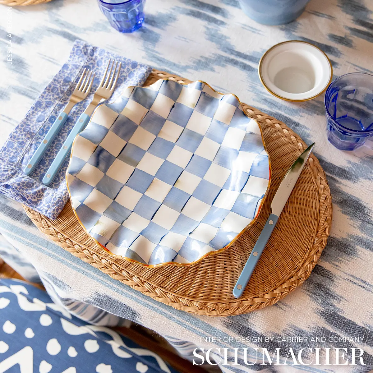 SANTA MONICA IKAT_ INDIGO
