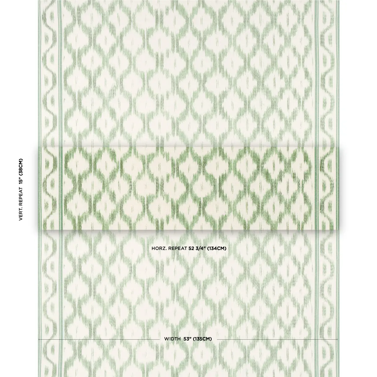 SANTA MONICA IKAT_ LEAF GREEN