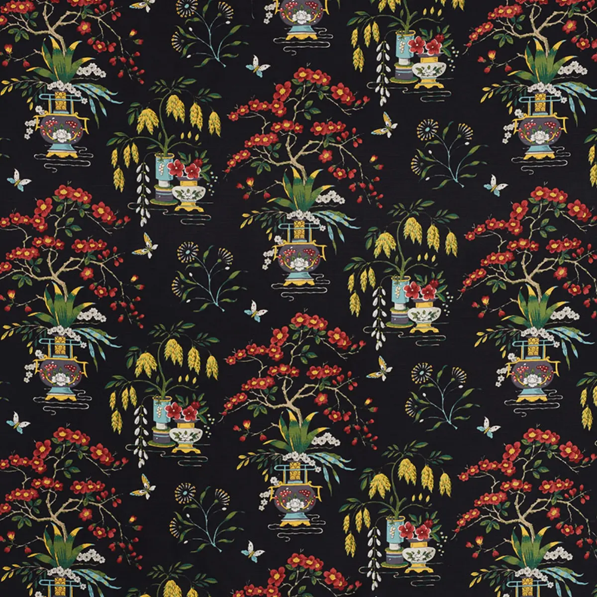 MING VASE_ BLACK