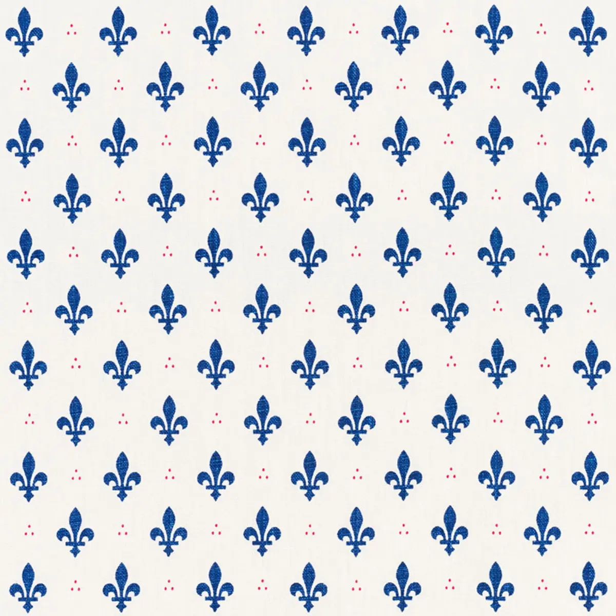 FLEUR DE LIS_ BLEU & ROUGE
