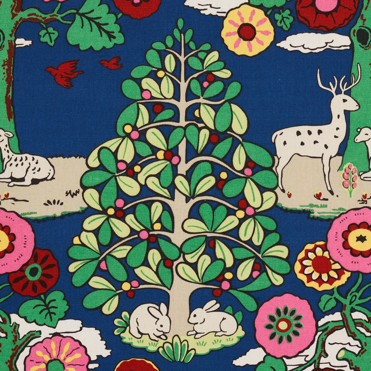 FANTASY FOREST_ BLUE & MULTI