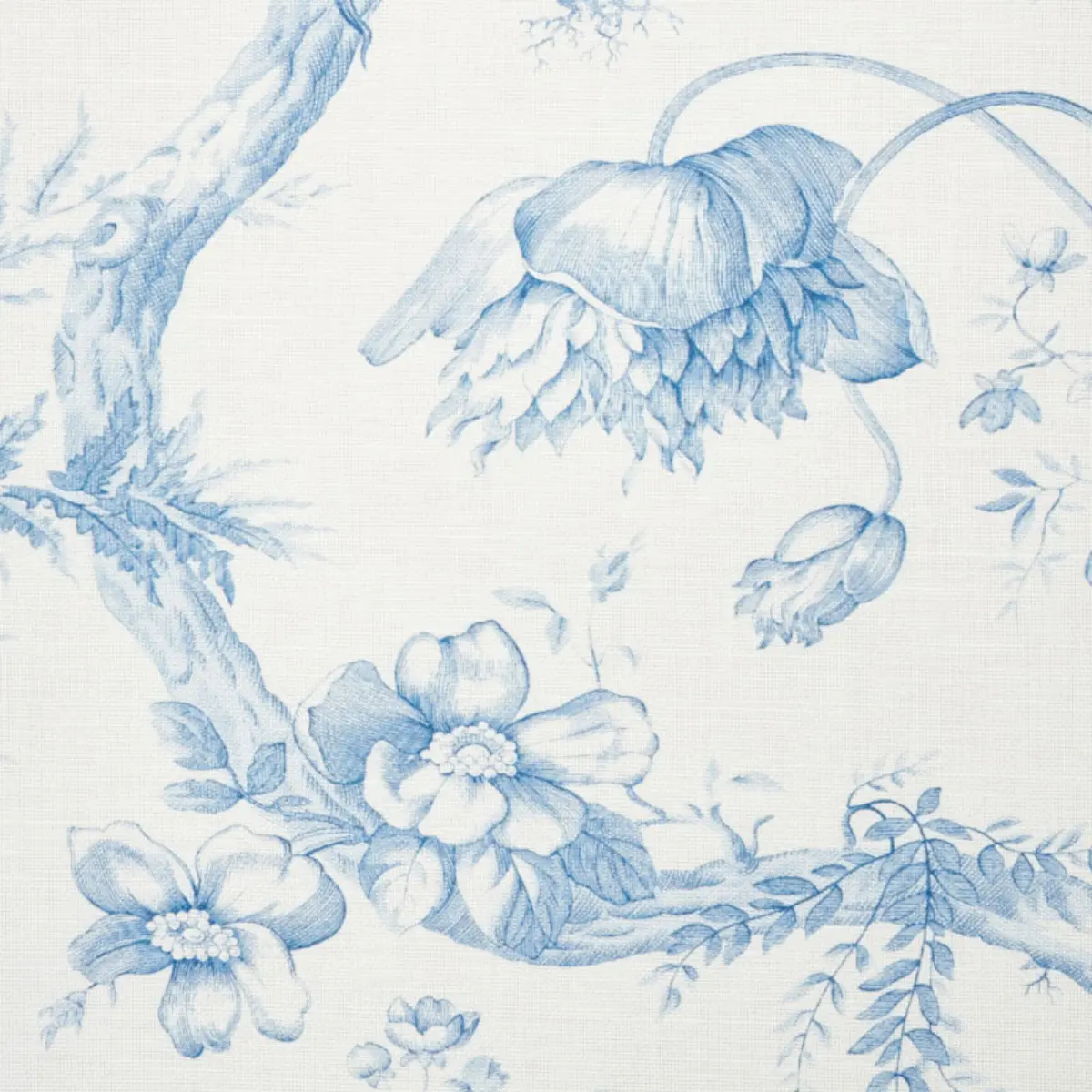 TOILE DE FLEURS_ DELFT