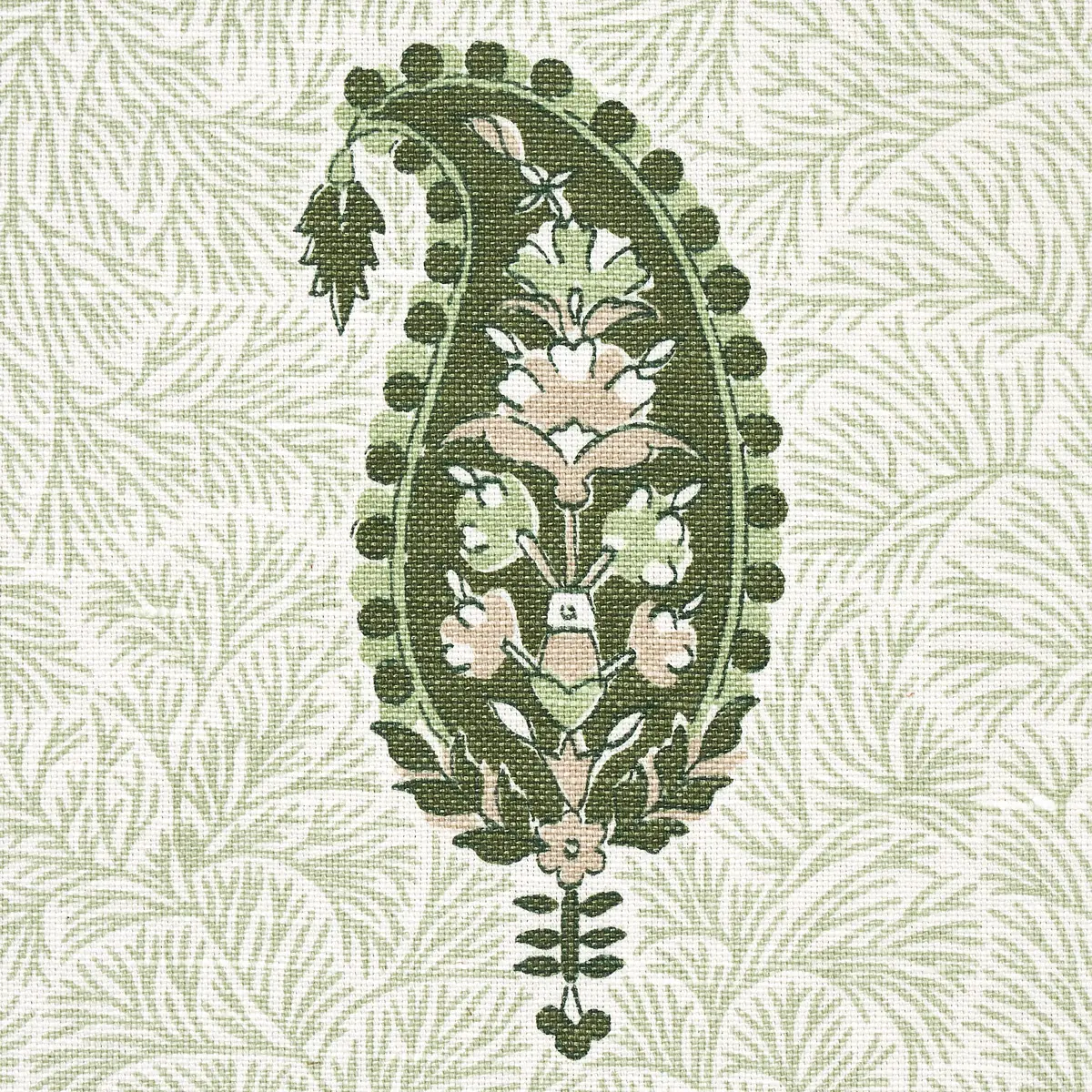 OJAI PAISLEY_ LEAF GREEN