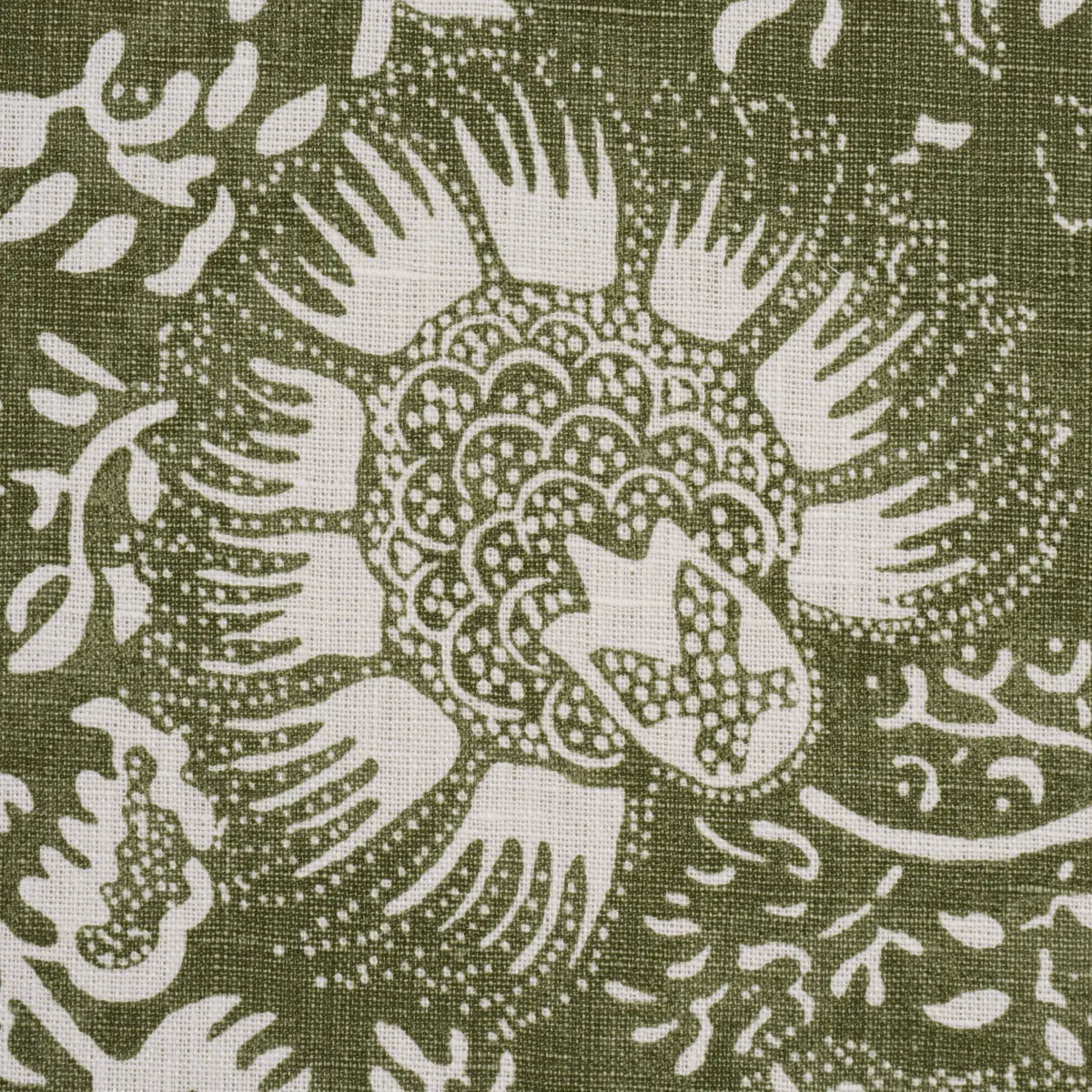POMEGRANATE PRINT_ OLIVE
