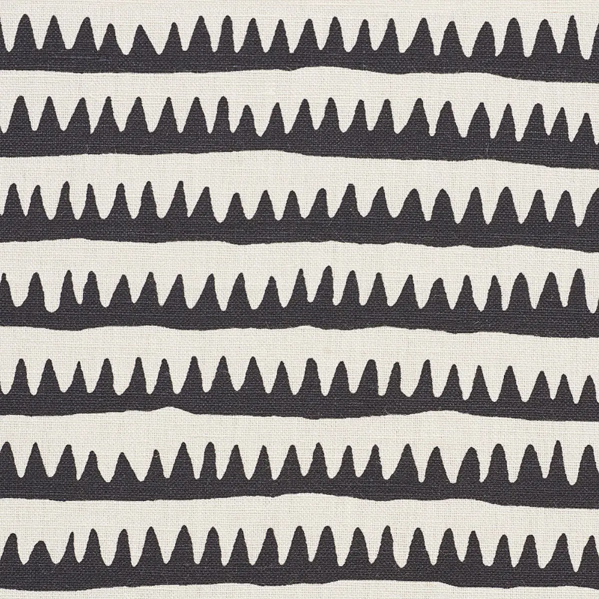 CORFU HAND PRINTED STRIPE_ BLACK