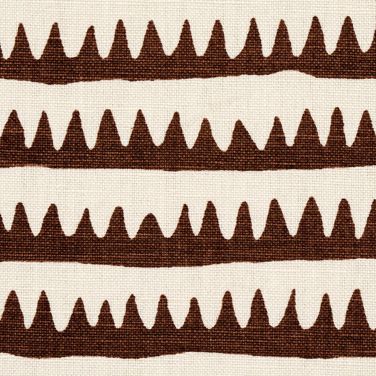CORFU HAND PRINTED STRIPE_ BROWN